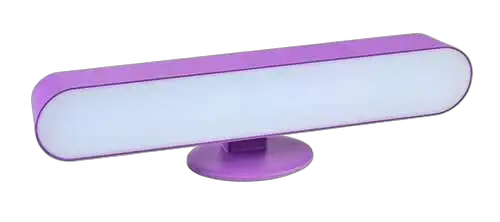 RABALUX Parker, stona punjiva LED 3W, samo RGB svetlo, daljinski, dimabilna, boja ljubicasta, visina 27cm, IP20