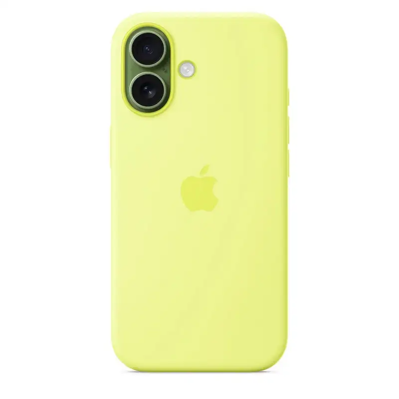 APPLE iPhone 17 Silicone Case with MagSafe - Neon Yellow mgev4zm/a