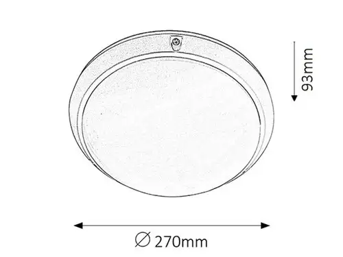 RABALUX Periodic zidna lampa E14 3x40W