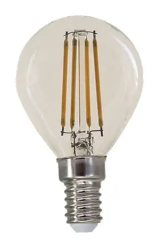 RABALUX Filament LED sijalica E14 G45, 4W, 500lm, 2700K