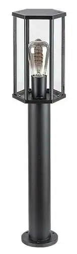 RABALUX Dubrovnik spoljna podna lampa mat crna aluminijum E27 40W