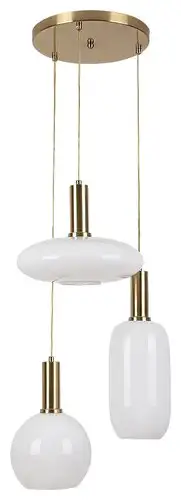 RABALUX Sinopia,visilica E27 3x60W,zlato