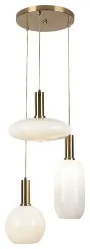 RABALUX Sinopia,visilica E27 3x60W,zlato