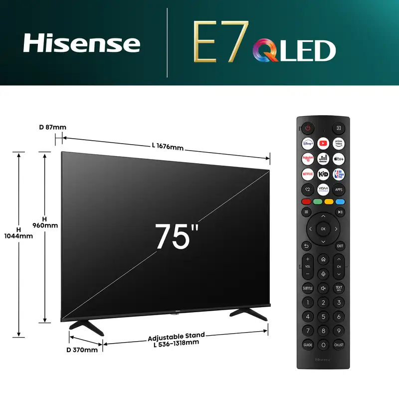 HISENSE 75E7NQ