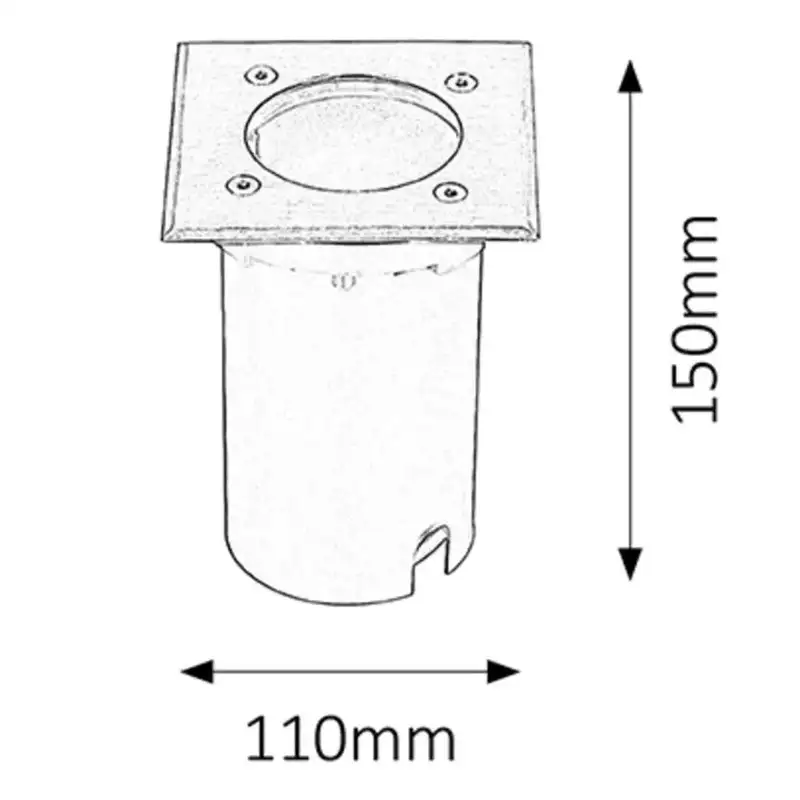 RABALUX Tacoma spoljna lampa GU10 50W IP65