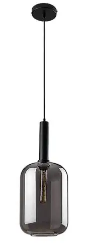 RABALUX Lissandra, mat crna visilica , E27 1x40W IP20