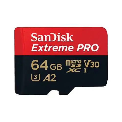SANDISK SDXC 64GB Micro Extreme Pro 200MB/s A2 C10 V30 UHS-I US+Ad