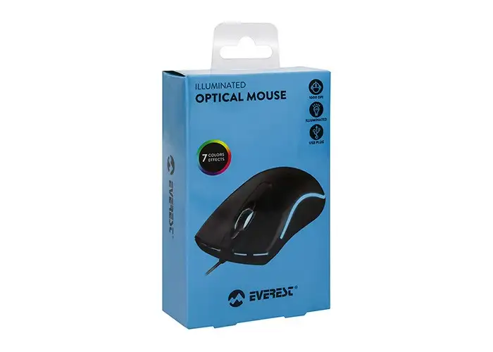 EVEREST SM-M9 SIYAH 7 LED