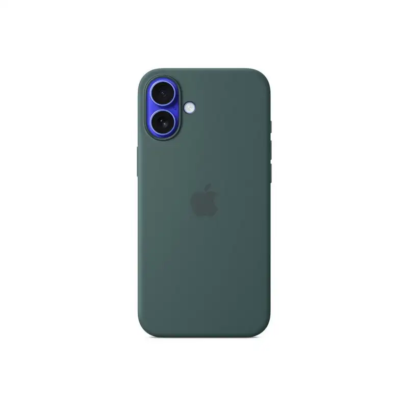 APPLE iPhone 16 Plus Silicone Case with MagSafe Lake Green myyh3zm/a