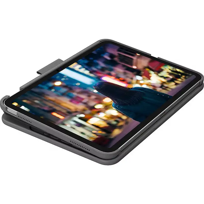 Logitech Slim Folio Keyboard Case for iPad (10th gen) - Grey - US