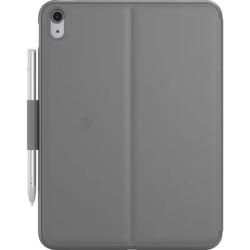Logitech Slim Folio Keyboard Case for iPad (10th gen) - Grey - US