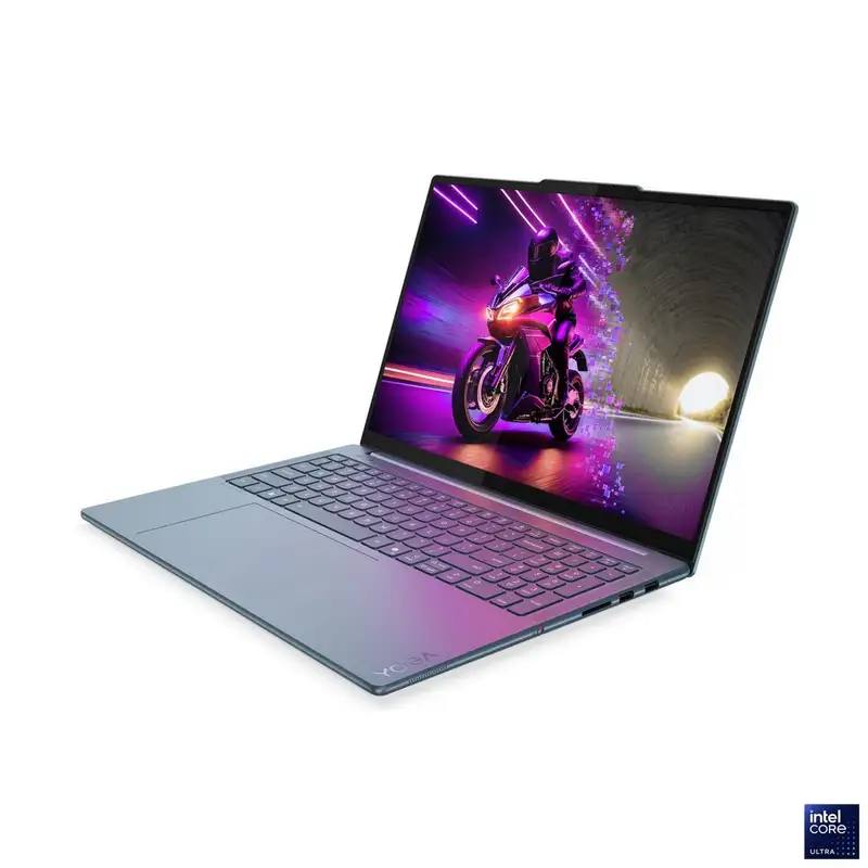 LENOVO Yoga Pro 9 16IAH10, 16" 2.8K WQXGA+, Intel Core Ultra 7 255H, 32GB, 1TB SSD, RTX-5050/8G, Win11Pro, Tidal Teal, 4-in-1 Hub (83L0007PYA)
