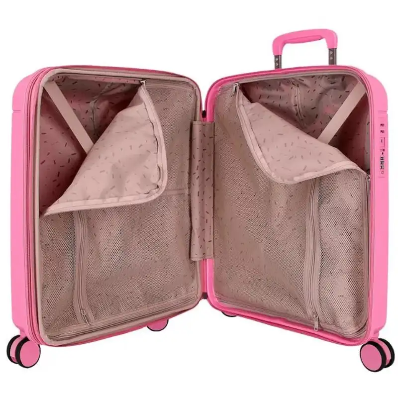 MOVOM NEW TRENDY PP Set kofera 2/1 sa 4 tockica pink