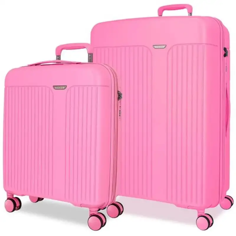 MOVOM NEW TRENDY PP Set kofera 2/1 sa 4 tockica pink