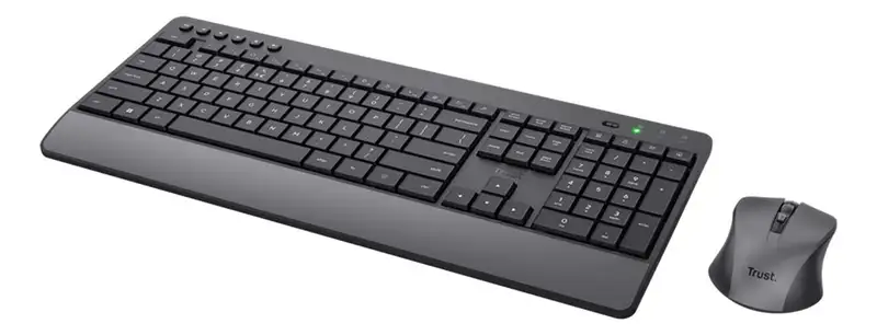 TRUST TREZO bežična tastatura + mis US crna