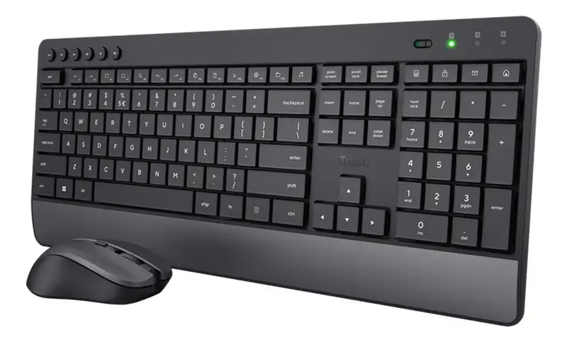 TRUST TREZO bežična tastatura + mis US crna