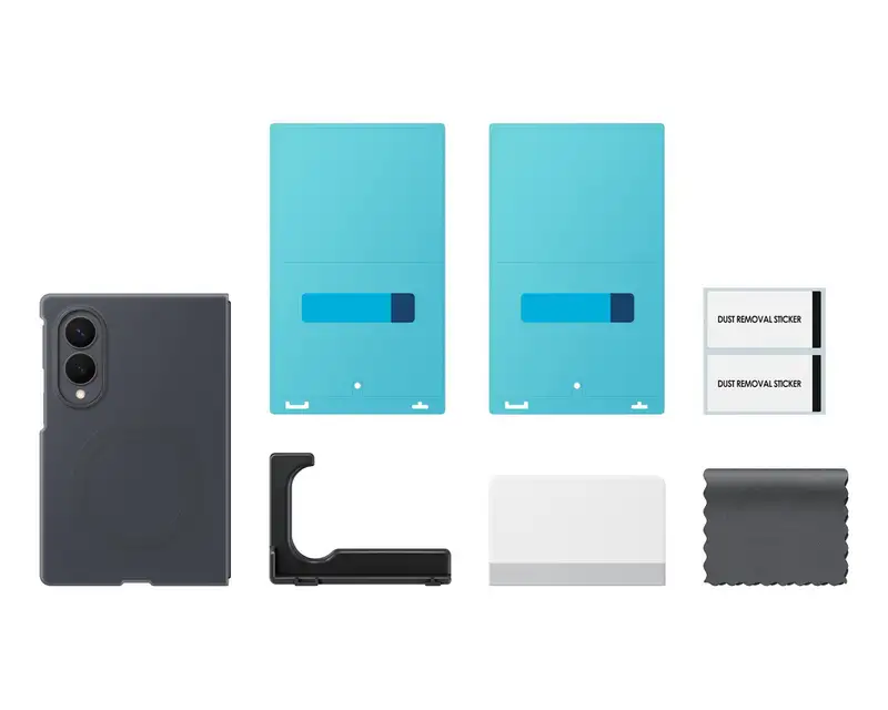 SAMSUNG Galaxy Z Fold8 Silicone Magnet Case Black EF-EF971CBEGWW