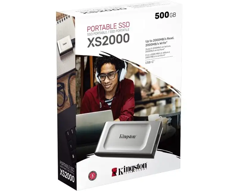 KINGSTON Portable XS2000 500GB eksterni SSD SXS2000/500G