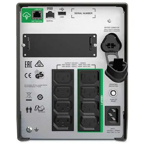 APC SMT1000IC Smart-Ups T 1000Va 230V