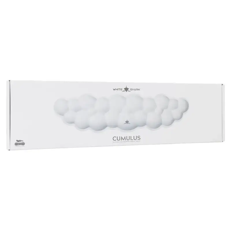 WHITE SHARK KP 012 CUMULUS White, Keyboard Wrist Rest