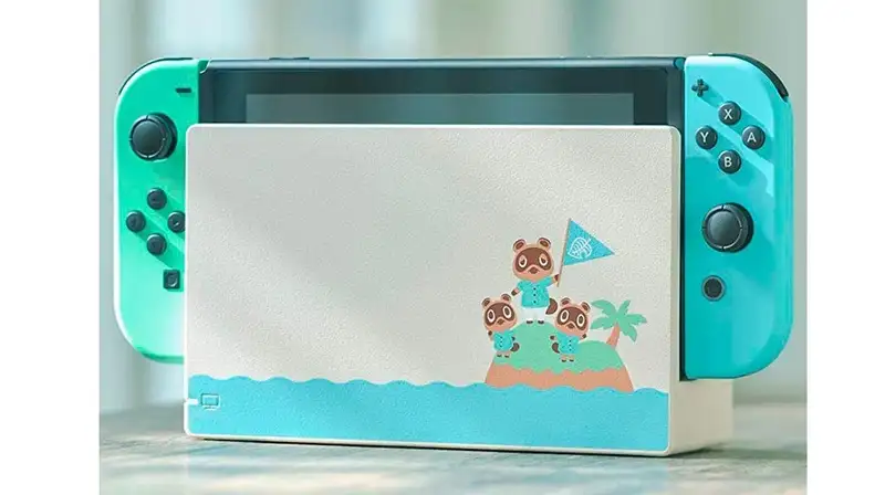 Nintendo Switch Console Animal Crossing Special Edition 1.1