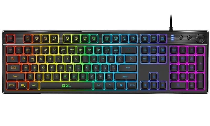 GENIUS Scorpion K7 PLUS SER, USB, RGB Illiminated Gaming, AI Copilot key, on/off light