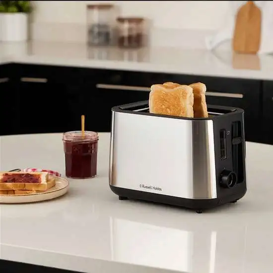 RUSSELL HOBBS 27390-56 Heaton Brushed 2Slice