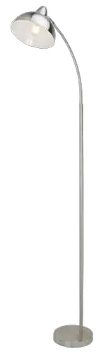 RABALUX Daron, podna lampa, metal, hrom boja E27 158cm