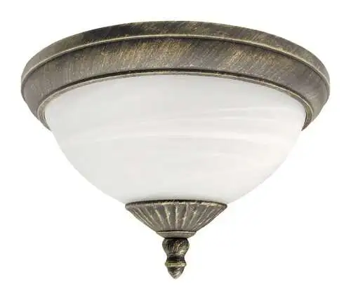 RABALUX Madrid spoljna plafonjera E27 60W staro zlato IP43