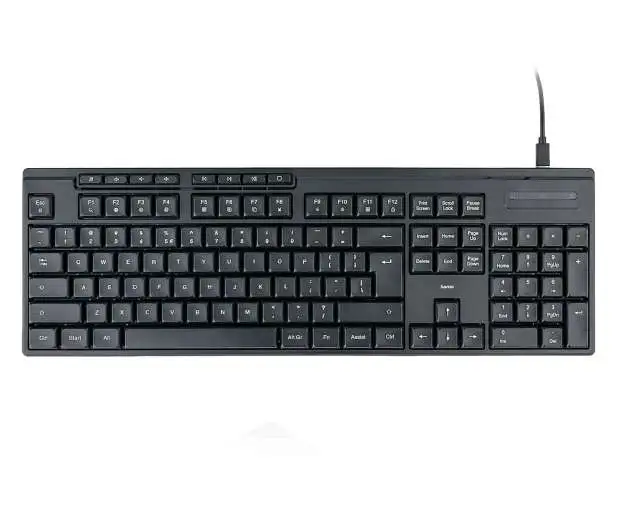HAMA CK-200 tastatura USB zicna crna, US