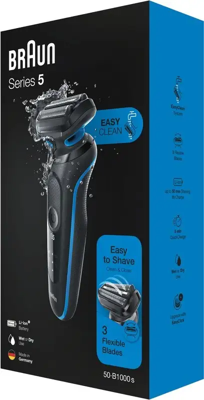 BRAUN 50 B1000S BLUE
