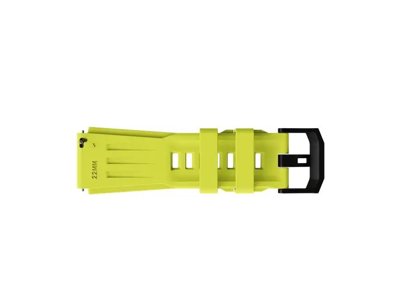 HIFUTURE Strap 22mm Pilot-M Fluorescent Yellow