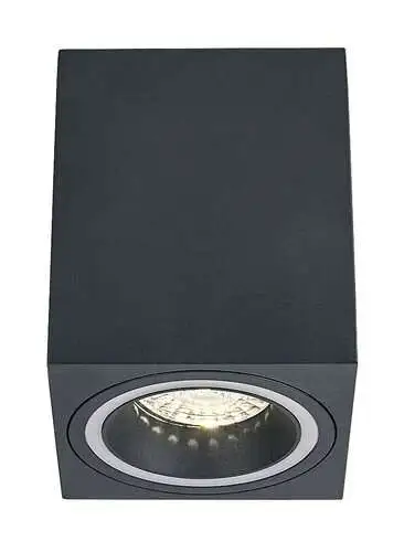 RABALUX Kobald plafonjera GU10 25W siva 8x8