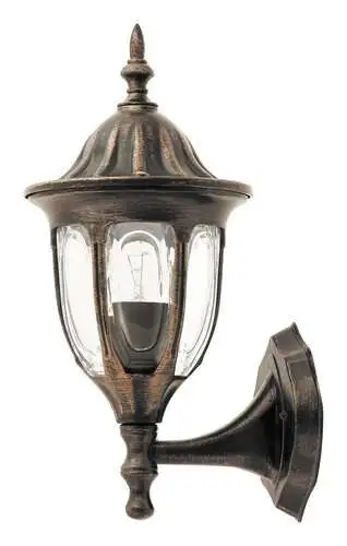 RABALUX Milano spoljna zidna lampa  60W staro zlato IP43 2