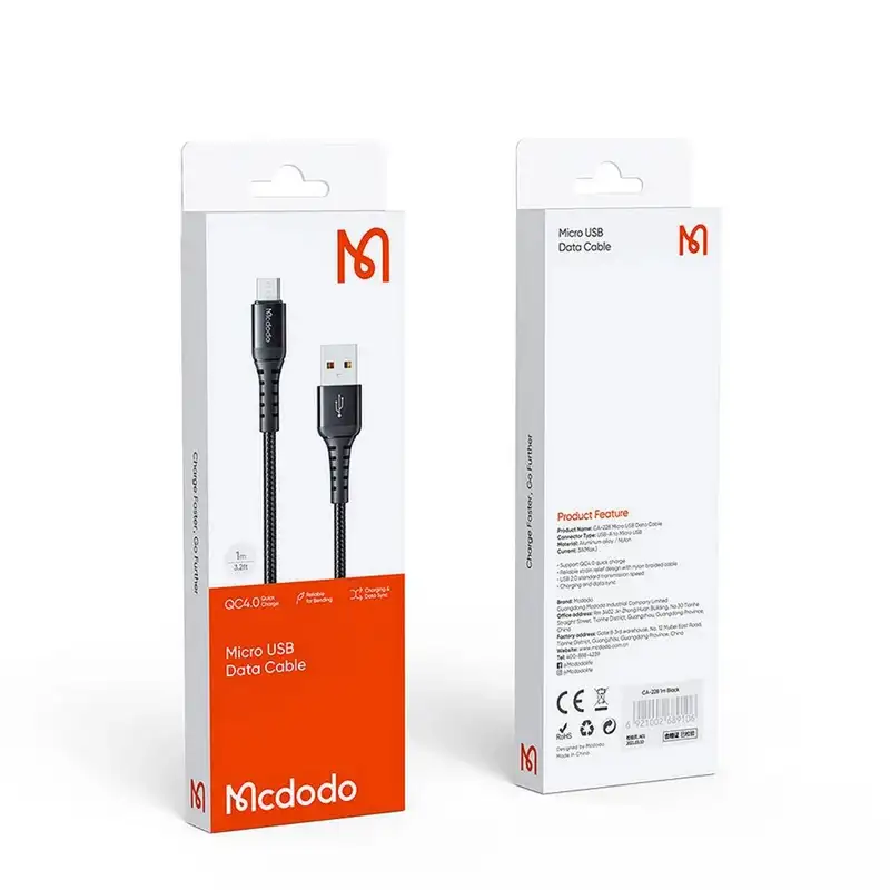 MCDODO CA-2281 kabl USB na MicroUSB 3A, 1m