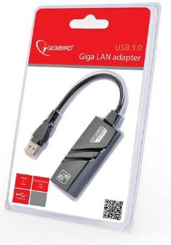 Gembird NIC-U3-02USB 3.0 to Fast Ethernet LAN adapter 10/100/1000