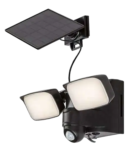 RABALUX Leszno, solarni reflektor sa senzorom, LED 10W, 800lm,  (bez dif. 1000lm), 4000K 3600mAh, ideal operating temperature: -10°C/+40°C, IP54