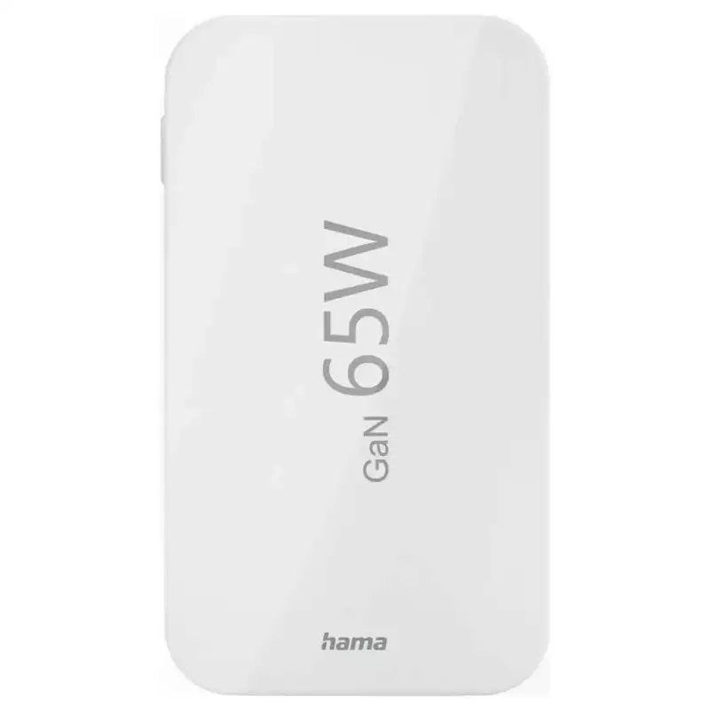 HAMA  Brzi punjac, 2xUSB-C, 1xUSB-A, PD, 65W, beli pljosnati mini