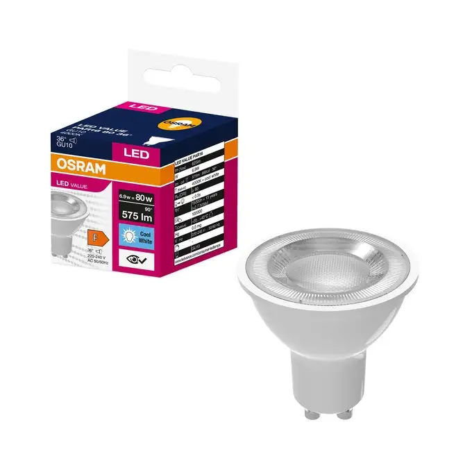 OSRAM  LED  GU10 6.9 W (80W) 4000K