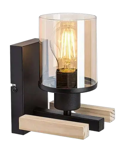 RABALUX Niylah, crna metalna stona lampa E27 1x25W, IP20