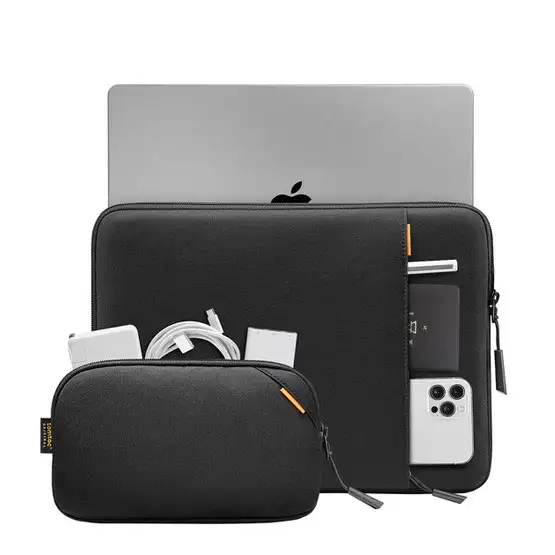 TOMTOC DEFENDER A13 LAPTOP SLEEVE KIT BLACK 14" A13D2DV