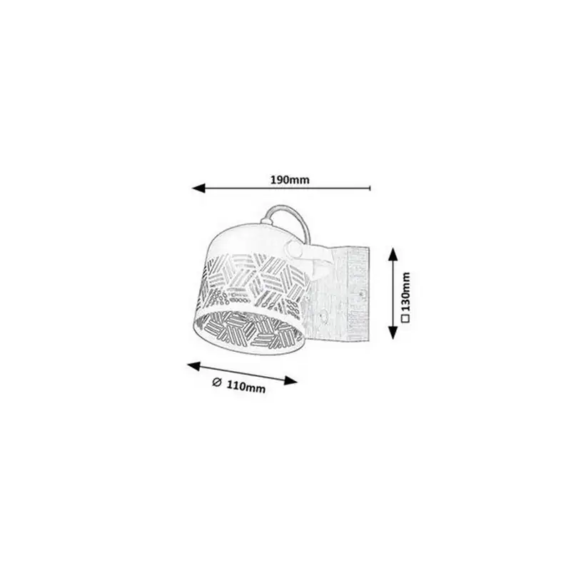 RABALUX Rotem, zidna lampa, E14 1x MAX 40W