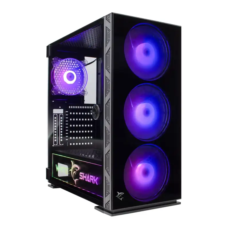 WHITE SHARK GCC-2301 WARHEAD -2 / 4 Fans 14 cm RGB