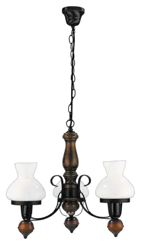 RABALUX Petronel  luster E27, 3x60W crno