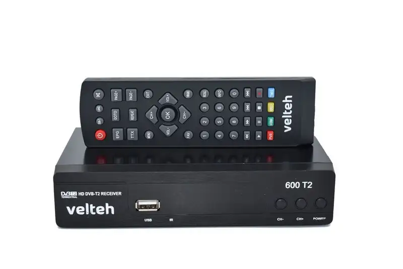 VELTEH 600T2 DVB-T2 prijemnik+RF+ HDMI 1m