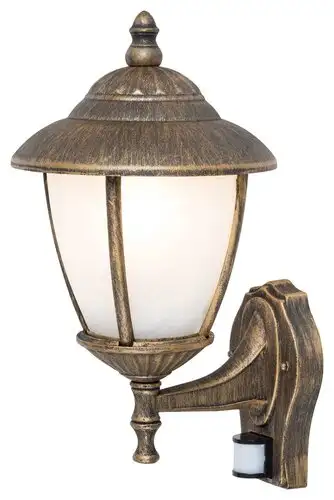 RABALUX Madrid E27 60W senzor zlatna