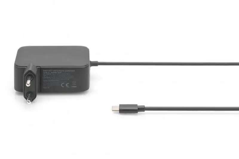 DIGITUS Univerzalni GaN USB-C punjac 100W 1.2m crni