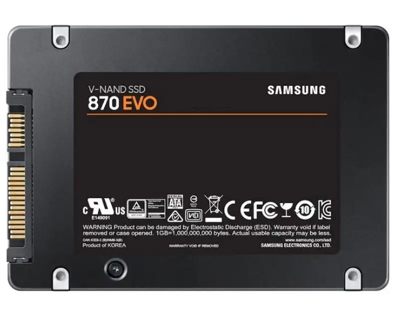SAMSUNG 1TB SATA III MZ-77E1T0B 870 EVO Series SSD