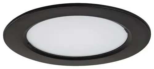 RABALUX Shaun2 plafonjera 6W 3000K crna okrugla
