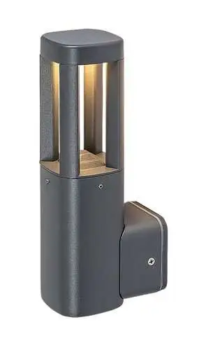 RABALUX Kalisz, LED spoljna zidna, aluminium antracit siva, 7W, 250lm (bez.dif. 700lm), 3000K